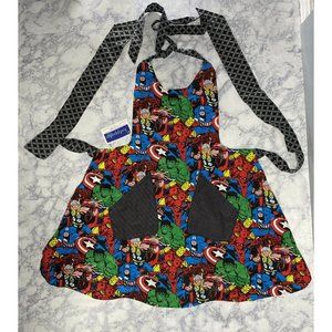 Marvel Avengers Apron with Pockets Double Sided